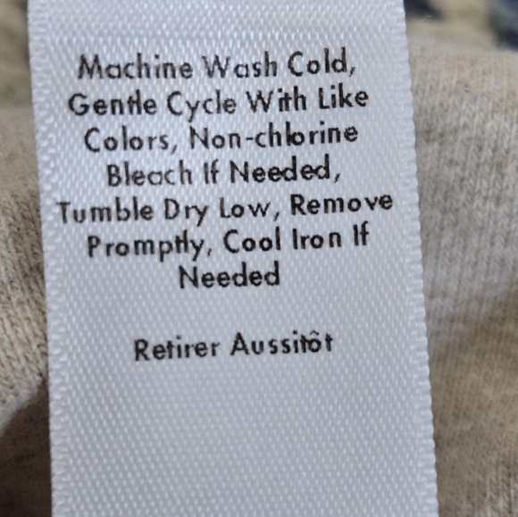 Lucy Four-Pocket Knit Utility Cardigan Sweatshirt Jacket Long Sleeve size Small - Picture 14 of 14